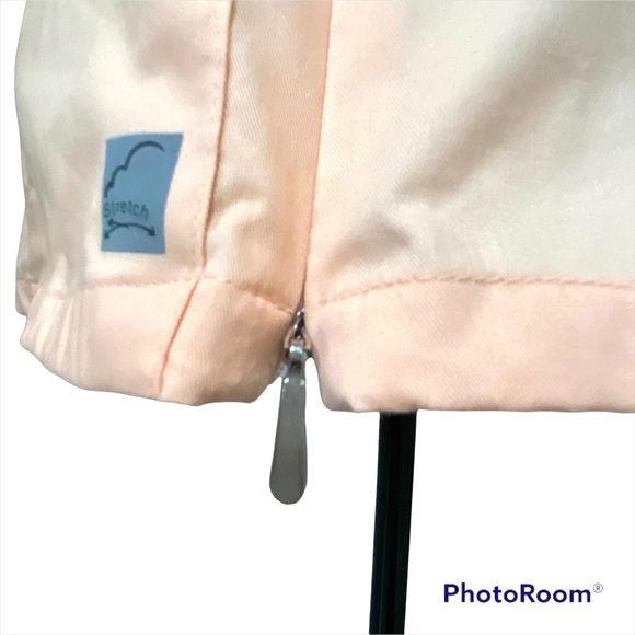 Butter-Soft STRETCH Women's 3-Pocket 3/4th Sleeve Side Zip Scrub Top Size S - Picture 6 of 16